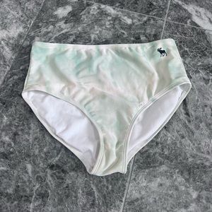 abercrombie kids - tie die high waisted swim bottoms